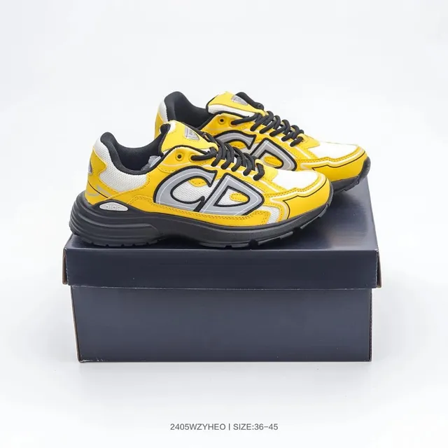 Dior B22 CD Logo Yellow