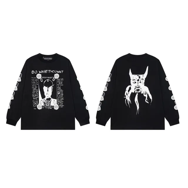 Fear of God Essentials Long Sleeve Tee Do What Thou Wilt Graphic