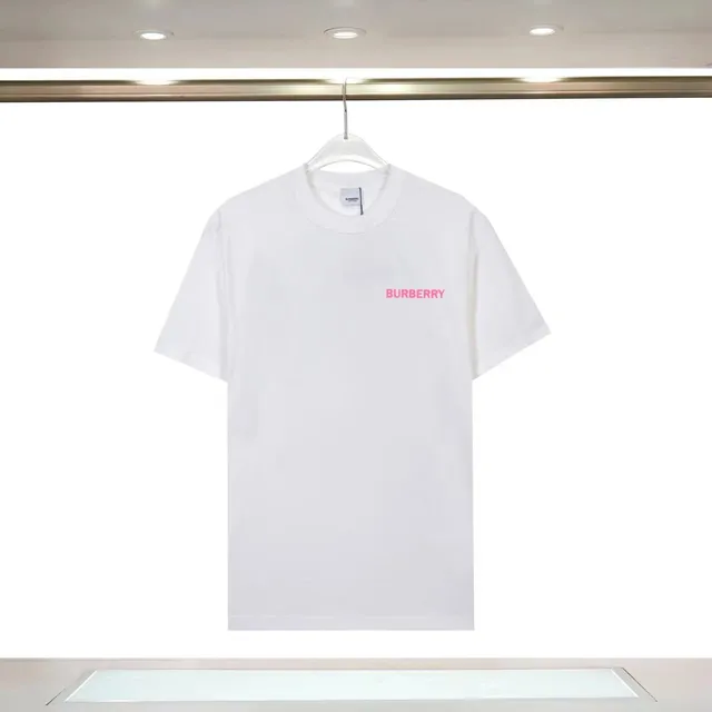 Burberry Logo T-Shirt Pink Logo