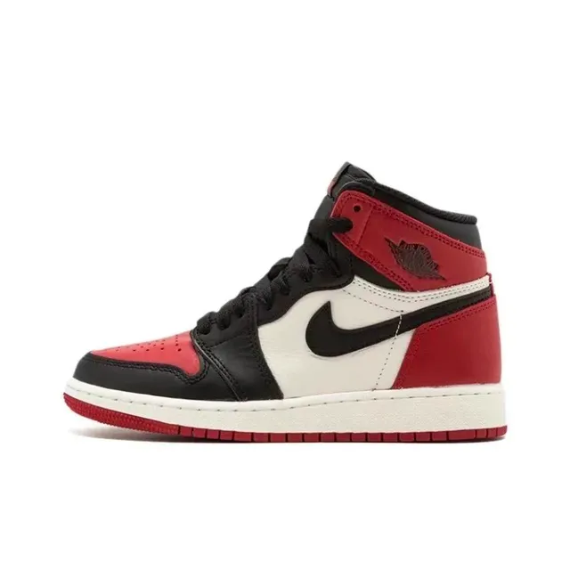 莞产纯原 AJ1黑红脚趾