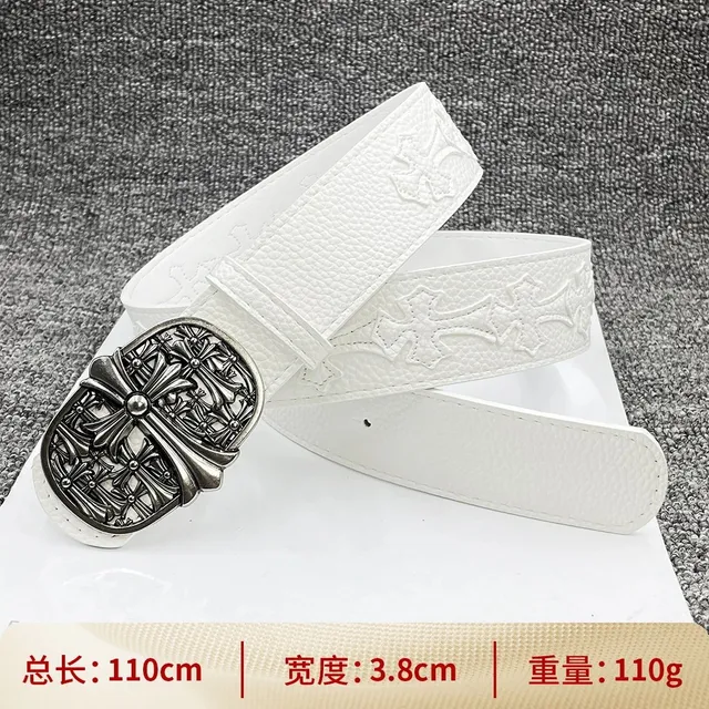 Chrome Hearts Cross Belt Embossed Cross