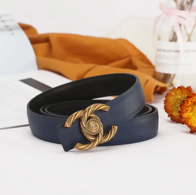 Chanel Belt Gold CC Twist Buckle