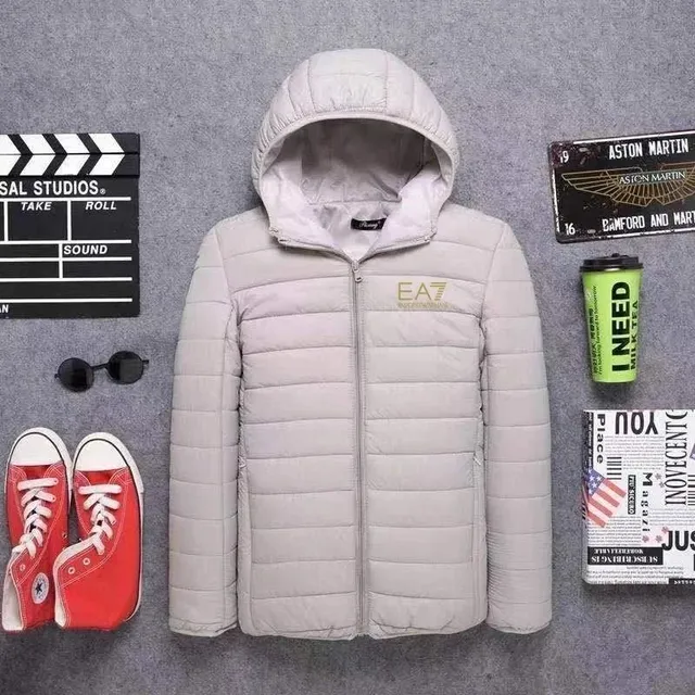 Emporio Armani Puffer Jacket Quilted Hooded