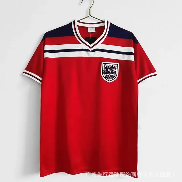 England National Team England Home Jersey V-Neck Retro