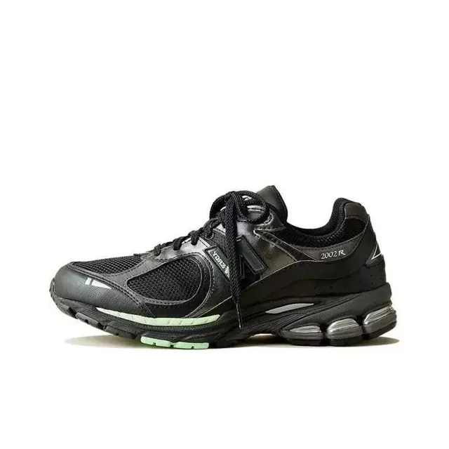 New Balance 2002R Black Lime