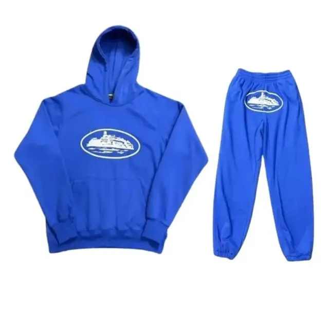Corteiz Hoodie and Joggers Set Yacht Logo