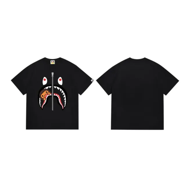 BAPE Shark Tee Zipper Shark