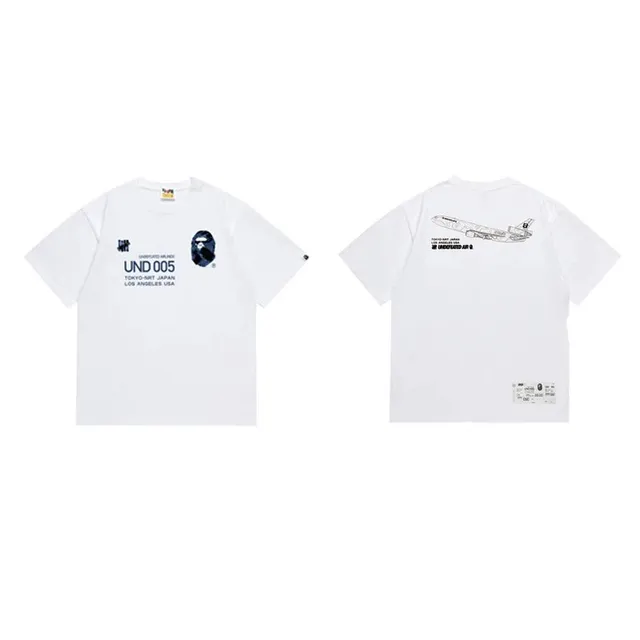 Undefeated Graphic T-Shirt UNDFTD x BAPE Airplane Print