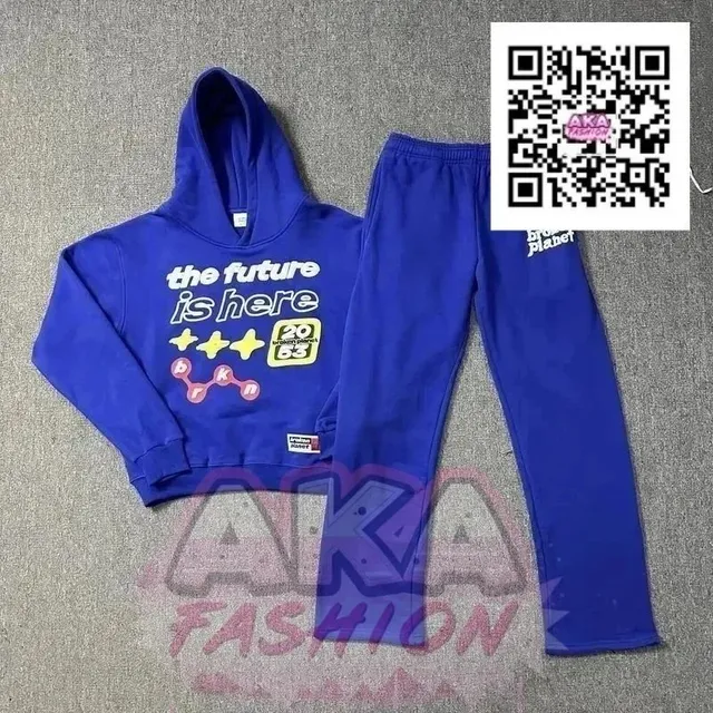 Broken Planet Hoodie and Joggers Set The Future Is Here Graphic