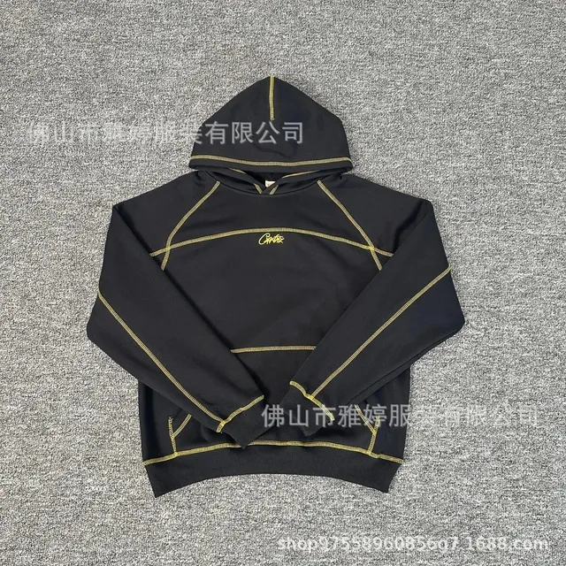 Corteiz Hoodie Gold Stitch