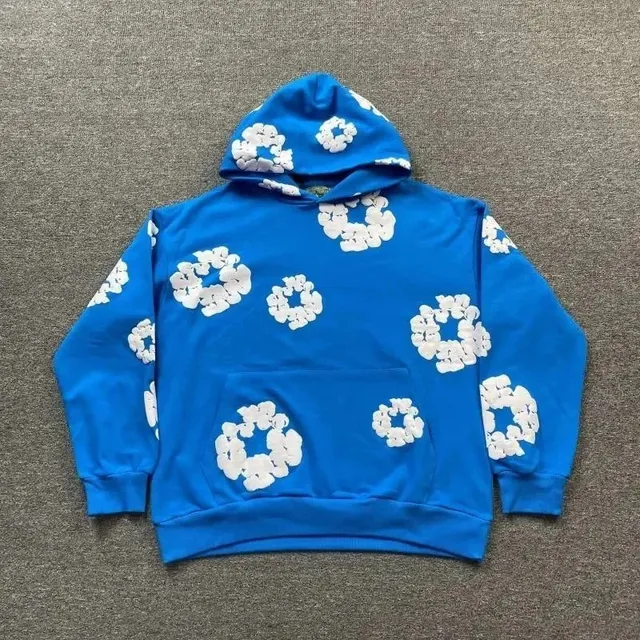 Denim Tears Hoodie Cloud Print