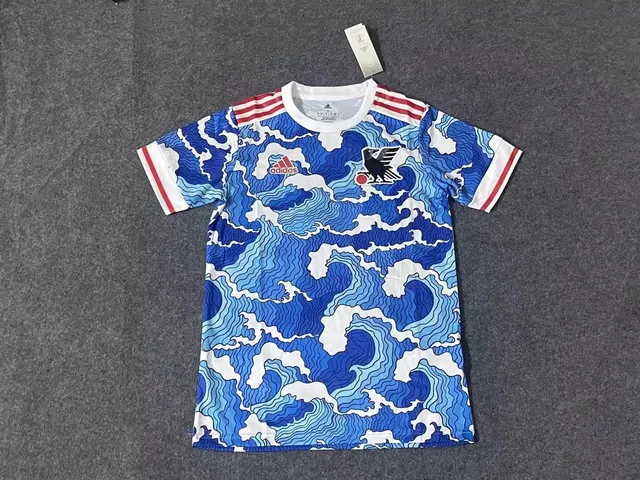 Adidas Japan National Team Jersey Wave Print