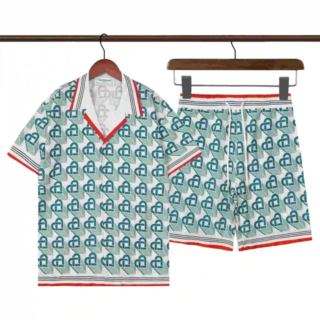Casablanca Tennis Club Set Geometric Logo Print