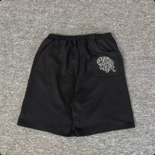 Mertra Logo Pocket Shorts White Outline Logo