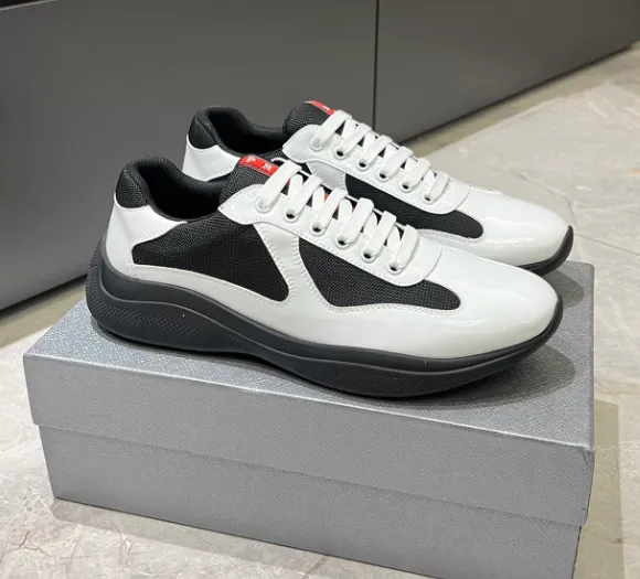 Prada sneakers Patent Leather and Mesh