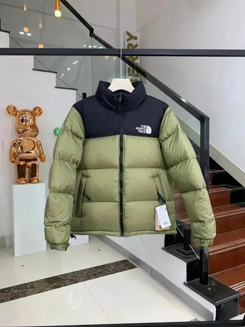The North Face Nuptse Jacket Olive Green/Black