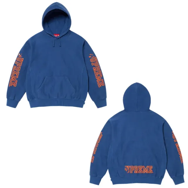Supreme Box Logo Hooded Sweatshirt Arm Print
