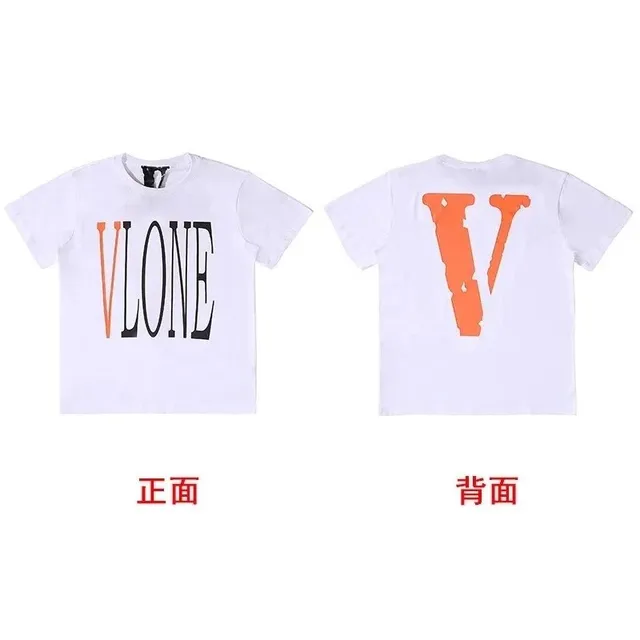 Off-White Logo T-Shirt V Lone Orange