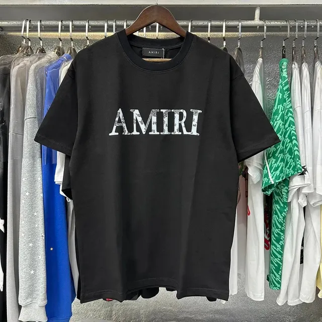 Amiri Logo Tee Bandana Print