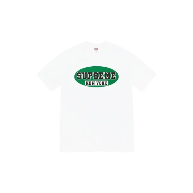 Supreme Oval Logo Tee Green Oval
