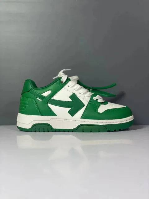 Off-White Arrow Sneaker Green and White