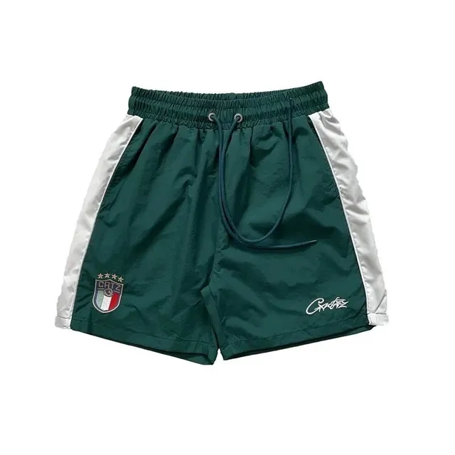 Italy National Team × Corteiz Track Shorts Italy Crest