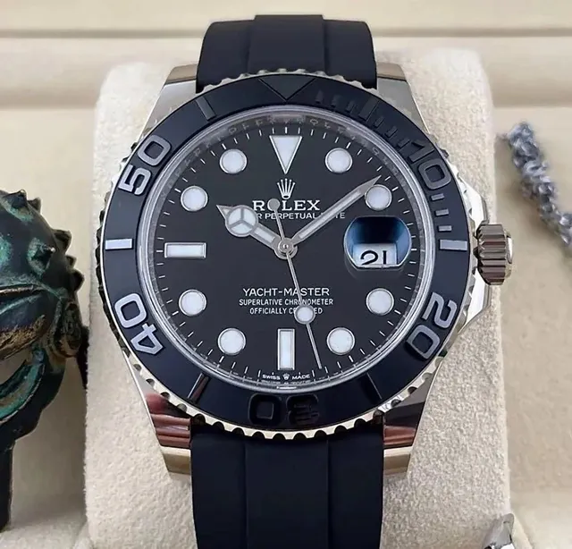 Rolex Yacht-Master Black Dial with Black Cerachrom Bezel