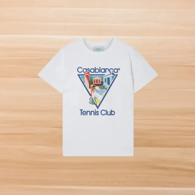 Casablanca Tennis Club Tee Graphic Print