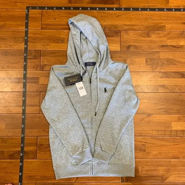 Polo Ralph Lauren Zip-Up Hoodie Heather Grey