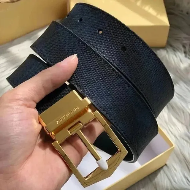 Burberry Reversible Belt Gold Buckle
