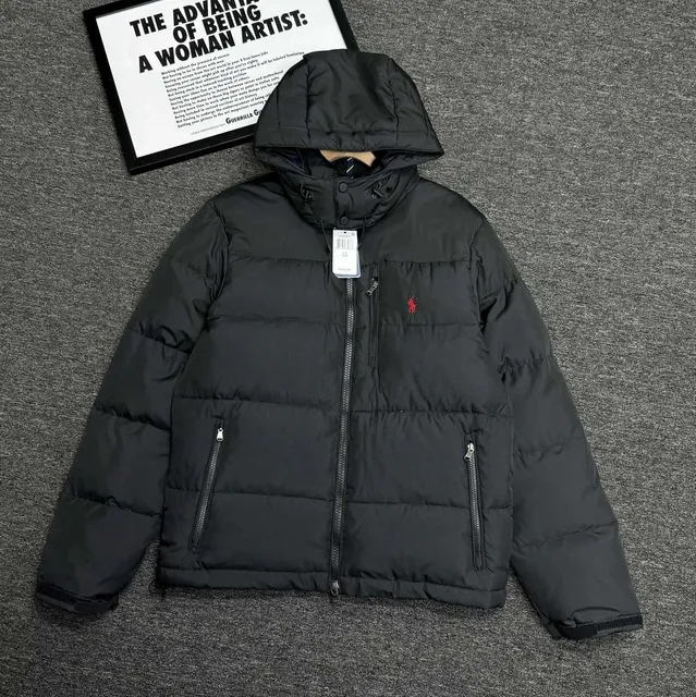 Black down jacket
