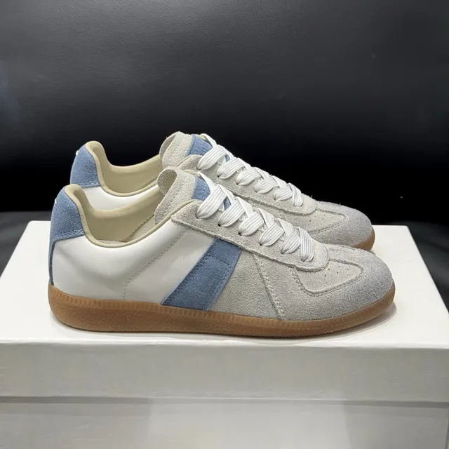 Maison Margiela Future Sneaker White Blue Suede