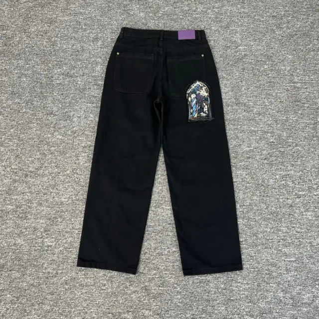 Balenciaga Trousers Embroidered Patch