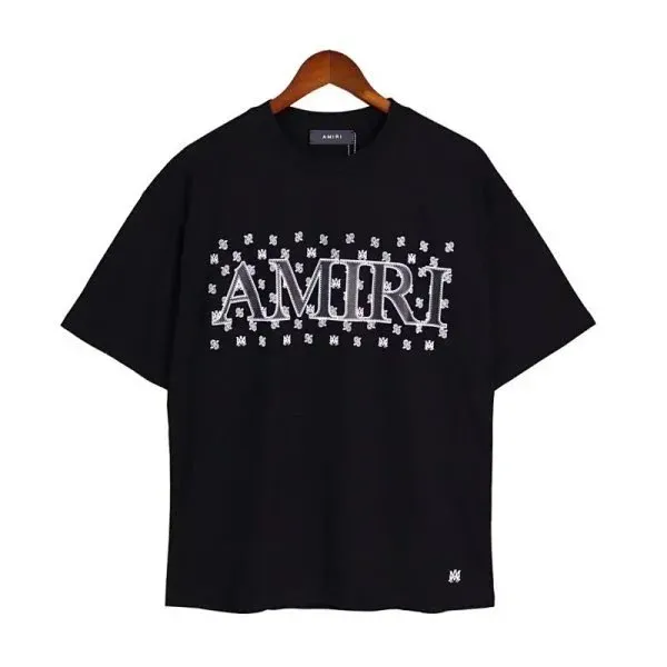 Logo Graphic Tee Embroidered AMIRI