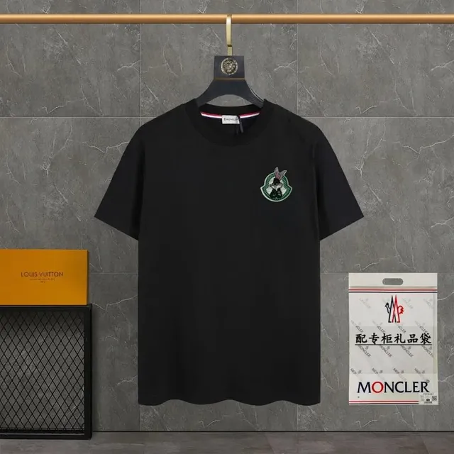 Moncler Logo T-Shirt Rabbit Patch