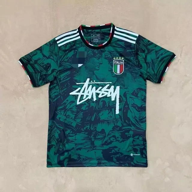 Adidas × Stüssy Italy National Team Jersey Stussy Collaboration