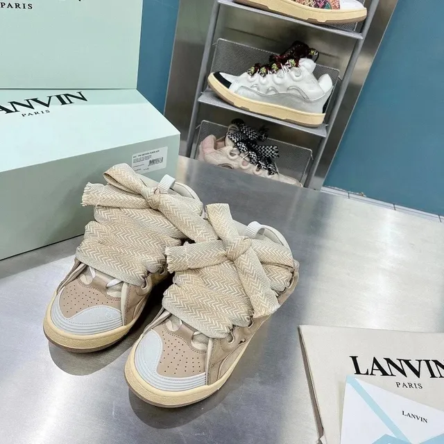 Lanvin Sneaker Herringbone Bow