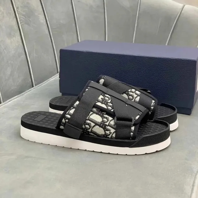 Dior B22 Slide Oblique Print
