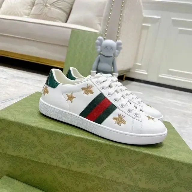 Gucci Ace Bee Sneaker Bee Embroidery