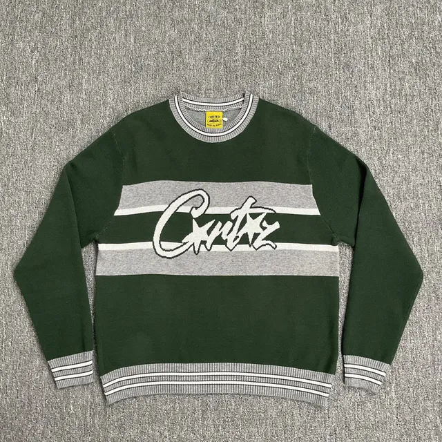 Corteiz Knit Sweater Logo Stripe