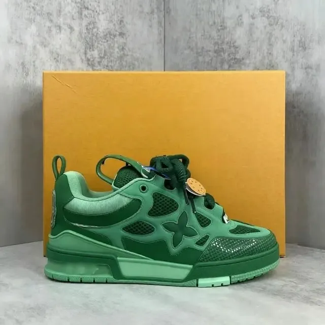 Louis Vuitton LV Trainer Monogram Green