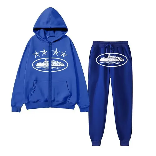 Hoodie and Jogger Set Cruise Ship Graphic