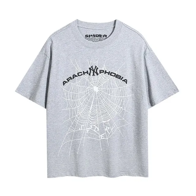 Sp5der Arachnophobia Tee Spider Web Print