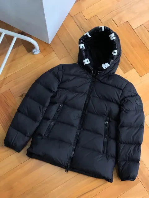 Moncler Puffer Jacket Logo Hood