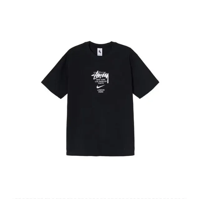Stüssy × Nike Graphic T-Shirt World Cities