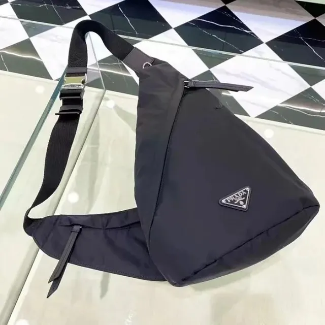 Prada Triangle Sling Bag Nylon