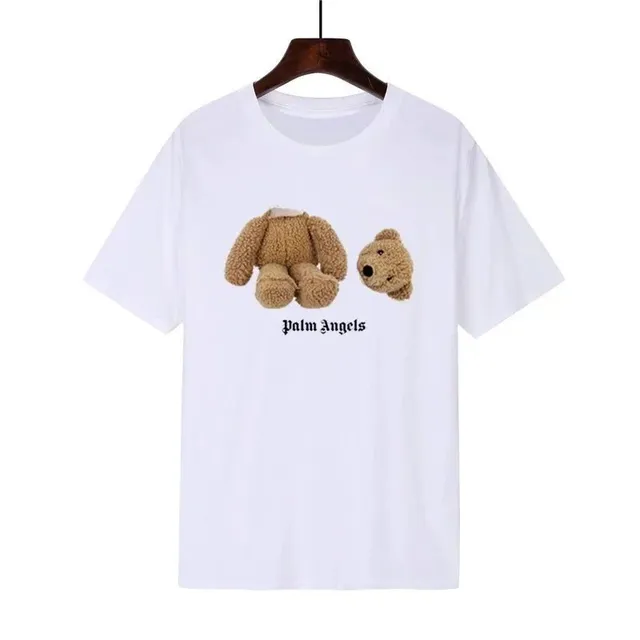 Palm Angels Graphic Tee Teddy Bear Print