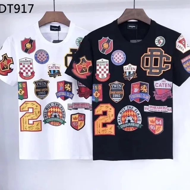 Dsquared2 Patchwork T-Shirt Multi-Patch Logo