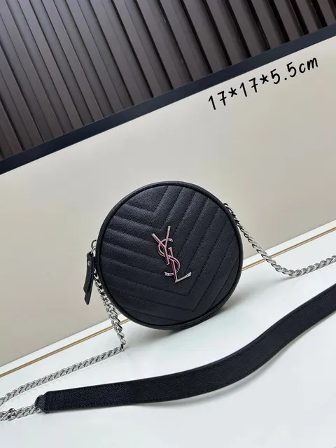 Saint Laurent Niki Mini Quilted Leather