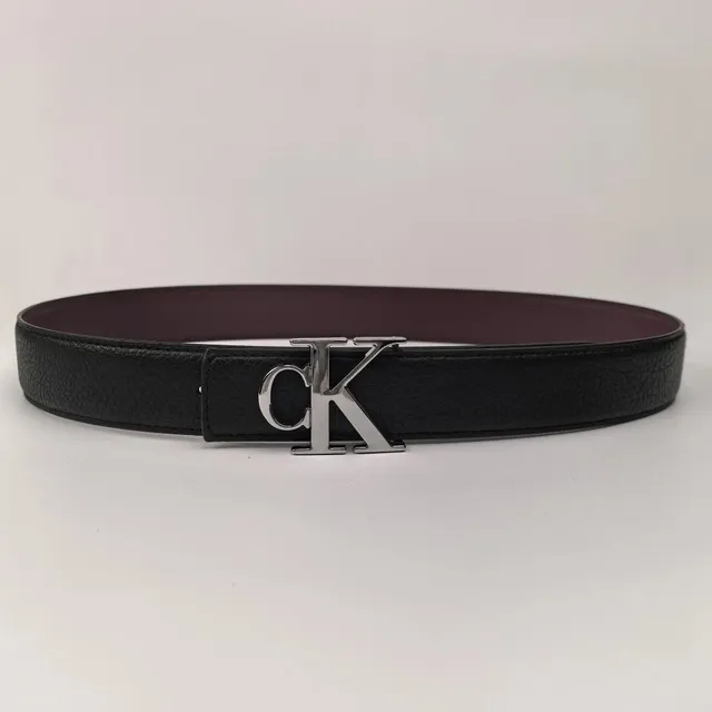 Calvin Klein CK Logo Belt Monogram Buckle